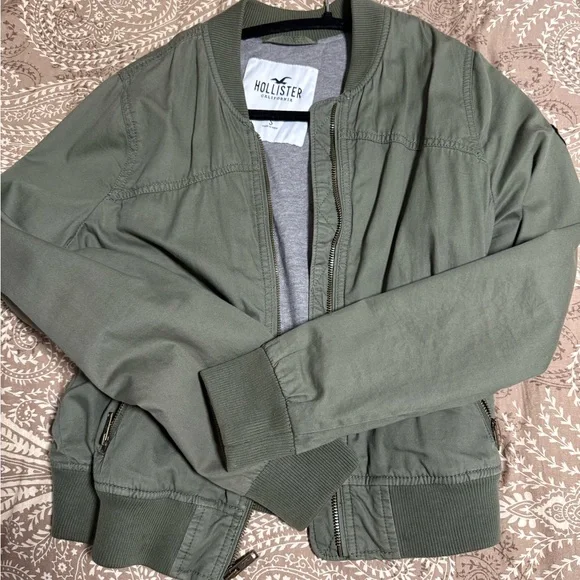Hollister Sage Green Casual Jacket - Picture 1 of 1